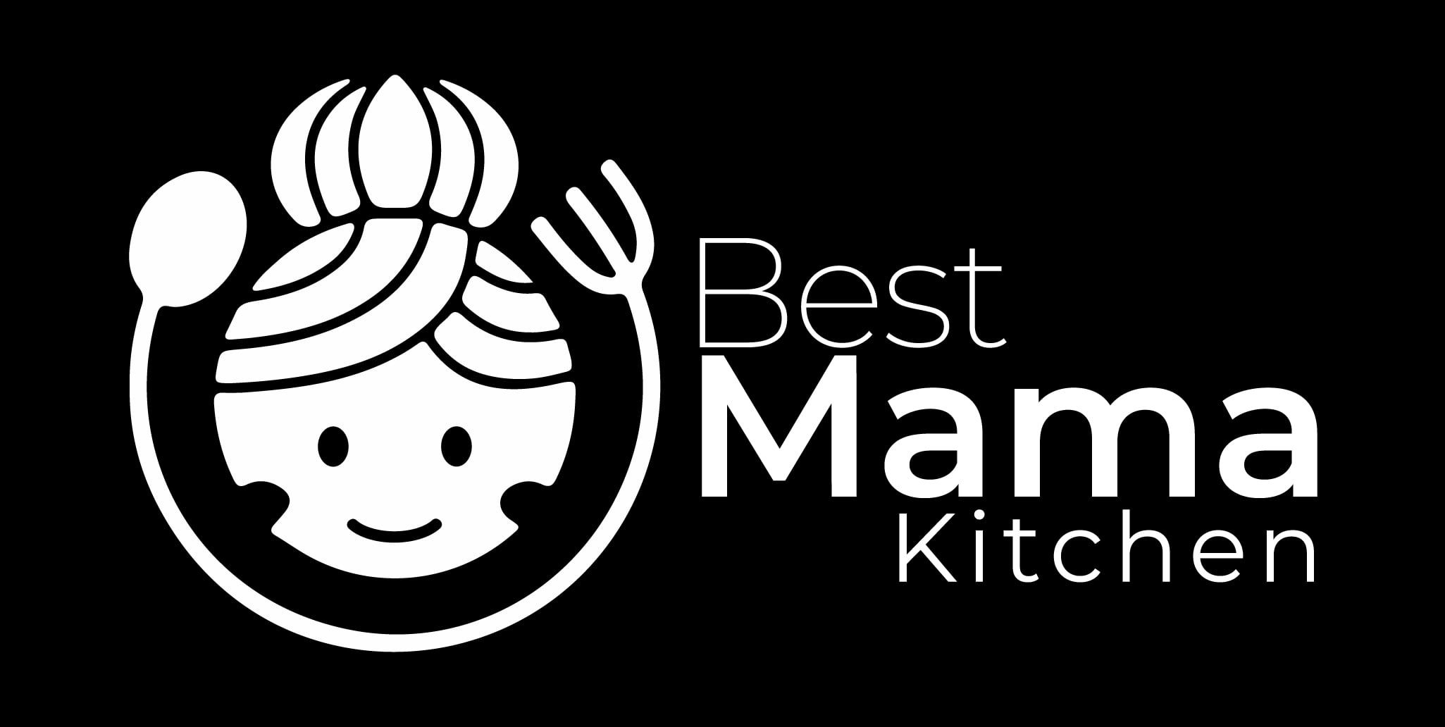 Best Mama Kitchen Logo White 5 
